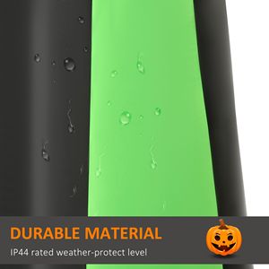Fantasma Gonfiabile a Forma di Testa di Zucca di Halloween da 2,7 m e Fantasma LED per Decorazioni Esterne da Giardino - Product Image 6
