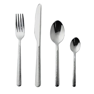 Super Thin Silverware Set Restaurants Dinnerware Reusable Unique Pattern Cutlery Set And <b>Flatware</b> At Genuine Prices - Product Image 5