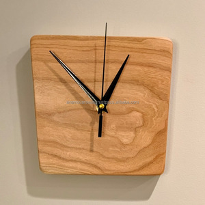 Horloge murale en bois artisanale pour la décoration de la maison |   Horloge en bois naturel en gros - Product Image 3