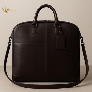 Bolsa para Ropa de Cuero Genuino Premium, Hecha a Mano, con Cierre de Cremallera Resistente, para Trajes, Viajes de Negocios, Casual, Venta al Por Mayor - Product Image 5