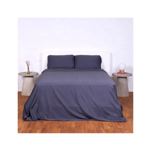 Cubrecama Regal Azul Liso de 600 Hilos con Patrón Damasco Real, Certificado de Comercio Justo, Grueso, para Regalos de Bodas Indias Grandes - Product Image 1