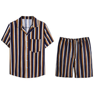Vêtements de sport d'été pour hommes, ensemble de deux pièces, t-shirt à manches courtes et col rond, shorts de course pour hommes, ensemble de shorts de qualité supérieure, taille plus, adultes - Product Image 3