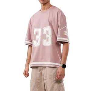 Maillot de football américain personnalisé imprimé Hip Hop Sport à manches courtes en maille respirante 100% polyester, maillot de sport vintage - Product Image 1