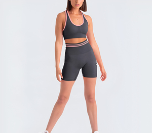 Ensembles de soutiens-gorge de sport à maintien élevé pour femmes, style unique et confortable, respirants à l'avant, pour le yoga, le fitness et la gym, de fabricants professionnels - Product Image 2