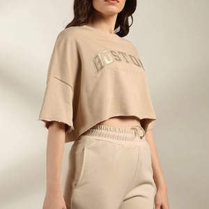 T-shirt Oversize en Coton Confortable de Haute Qualité 350 GSM Streetwear Personnalisable avec Logo Coupe Ample Unisexe pour Hommes et Femmes - Product Image 1
