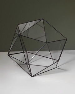 Juego de 3 macetas geométricas de vidrio para terrario, decoración decorativa de mesa para el hogar, oficina, cafetería, eventos y estilo interior moderno. - Product Image 5