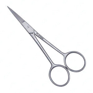 Lames en acier inoxydable avec pointes droites et courbes, outil de soin des ongles, ciseaux à cuticules pour usage domestique, tranchants - Product Image 1
