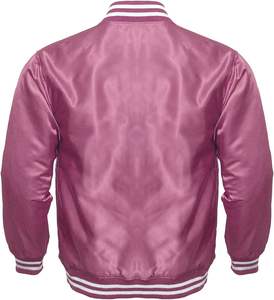 Veste Bomber Universitaire OEM Homme en Tissu Satiné Respirant avec Capuche et Logo Personnalisé, Emballage Individuel pour l'Hiver – Grande Vente - Product Image 2