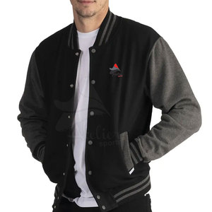 เสื้อแจ็คเก็ตเลตเตอร์แมนผู้ชาย ติดกระดุม สไตล์ลำลอง แฟชั่นสตรีทแวร์ เสื้อแจ็คเก็ตเลตเตอร์แมนผู้ชาย เสื้อคลุมสำหรับใส่ทุกวัน ลุคเท่ห์สไตล์คนเมือง - Product Image 3