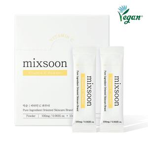 Polvo de Vitamina C Mixun de Alta Calidad Hecho en Corea, Paquete de 10 Sobres Blanqueadores Faciales en 1 Caja - Product Image 1