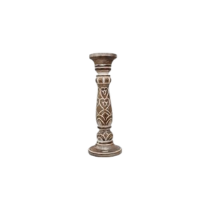 Wooden Handmade Round Shape Candle Holder Set Rustic Home Decor Table Centerpiece Wedding Thanksgiving Easter Event Decoration - Product Image 6