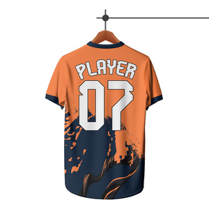 ออกแบบเสื้อฟุตบอลแบบซับลิเมชั่นตามสั่ง OEM ชุดทีมฟุตบอลของคุณเอง แห้งเร็ว ระบายอากาศดี เสื้อฟุตบอลขายส่ง - Product Image 3
