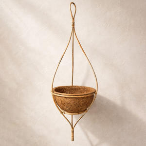 Accesorio de jardín, macetas colgantes para plantas de exterior, maceta colgante de ratán, macetas al precio más bajo - Product Image 5