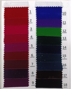 Tela de terciopelo lisa de 20 metros, material de terciopelo suave para disfraces, kurtis, saris, prendas de vestir, textiles y costura. - Product Image 6