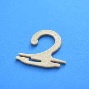 Meilleures ventes crochet en plastique pour chaussettes 8 crochets bio-sourcés pour accrocher sac d'emballage en plastique accessoires de vêtement fournisseurs 500 pièces/sac - Product Image 2