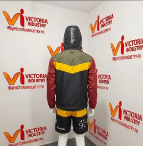 Veste imperméable de camping pour hommes et femmes, coupe-vent, imperméable, vêtements de randonnée et d'escalade, ensemble court en nylon - Product Image 2