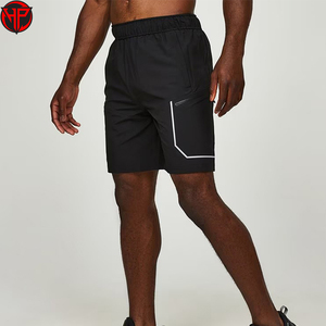 Pantalones Cortos Deportivos para Hombre, 100% Poliéster, de Secado Rápido, Transpirables, Tejidos, con Logotipo Personalizado, Cortavientos para Entrenamiento - Product Image 2
