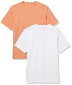 Camisetas de algodón blancas lisas personalizadas para hombre, de manga corta, transpirables, de secado rápido, a la moda, de corte ajustado, al por mayor, informales. - Product Image 1
