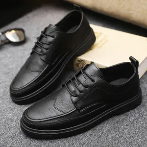 Brand Men's Casual Shoes Classic Business Leather Shoes for Men Fashion Handcrafted Men's Dress Shoes Comfortable <b>Flats</b> Loafers - Product Image 5