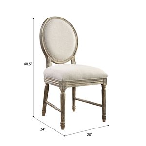 Wallace & Bay Ludin marrone imbottito sedie da pranzo Set di 2 - Product Image 5