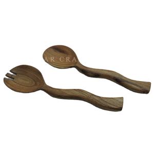 Cuillères en bois faites à la main de qualité supérieure Serveur à salade pour la maison cuisine restaurants accessoires de cuisine - Product Image 1