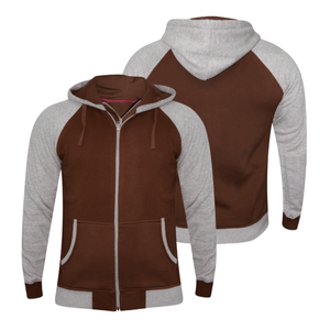Nouveautés : Sweat à capuche zippé personnalisé pour homme, en molleton de coton écologique à séchage rapide, coupe classique, manches décontractées, motif uni - Product Image 3