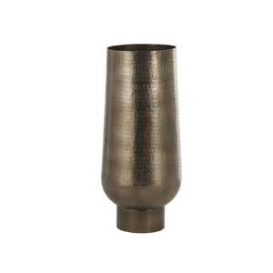 Vase de table moderne en bronze, fait main, abstrait, rond, pour la décoration intérieure - Product Image 1
