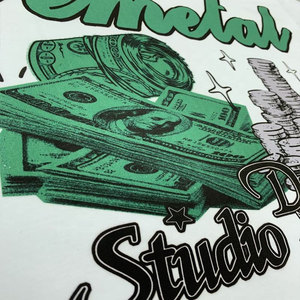 T-shirt en coton 100% de haute qualité, coupe droite, épaules tombantes, impression sérigraphique, poids lourd, respirant, séchage rapide, personnalisable. - Product Image 5