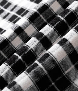 Chemise à carreaux pour homme, manches longues, 100% coton flanelle, col rabattu, boutonnée, manches longues, vêtement d'hiver, chemise en flanelle effet vieilli - Product Image 4
