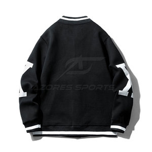 Blouson universitaire pour homme, style classique, confortable, chaud, décontracté, avec empiècements frontaux écologiques, séchage rapide, respirant, pour l'hiver, service OEM - Product Image 2