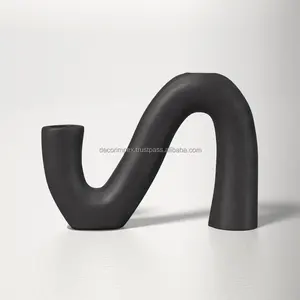 Bougeoirs votifs décoratifs en fonte d'aluminium pour la maison de luxe pour l'utilisation de cadeaux et d'éclairage d'ambiance - Product Image 4