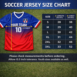 เสื้อฟุตบอลทีมโรงเรียนแบบสั่งทำพิเศษ ไซส์ใหญ่ แห้งเร็ว ระบายอากาศได้ดี ผ้าโพลีเอสเตอร์ 100% พิมพ์ชื่อและหมายเลขผู้เล่นตามสั่ง - Product Image 4