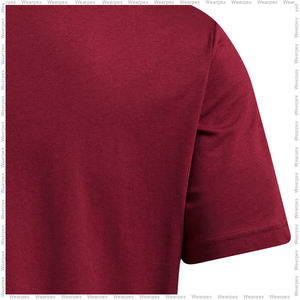 เสื้อยืดคอกลมทรงหลวมคุณภาพสูงสำหรับผู้ชาย ผ้าคอตตอนหนานุ่ม 100% แบบหนาพิเศษ สั่งทำได้ ลายตาราง - Product Image 2