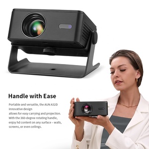 Nouveau projecteur de cinéma A32D haute luminosité pour jeux Linux 4K 1080P Full HD Netflix 2026 sans fil WIFI Bluetooth pour l'histoire des enfants - Product Image 5
