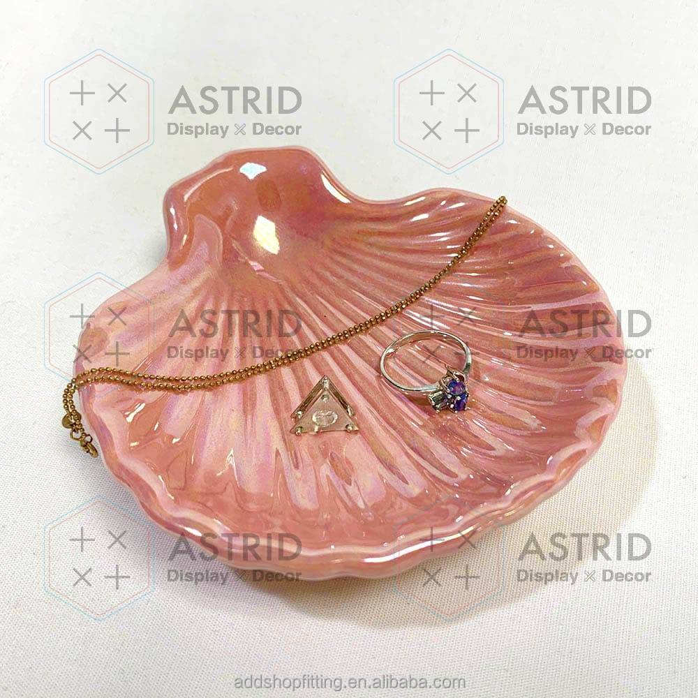 ถาดสีชมพูออโรร่าขนาด10ซม.