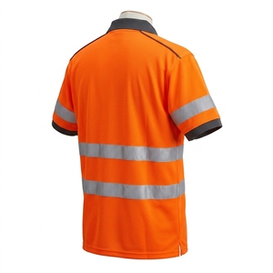 Polo de travail en maille polyester respirante pour entrepôt, marque privée, fournisseur de vêtements de travail - Product Image 2