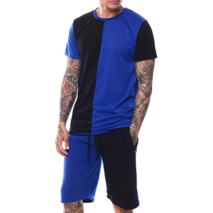 ชุดกีฬาฤดูร้อนมาใหม่ เสื้อโปโลผู้ชายสีสันสดใส กางเกงขาสั้นผู้ชาย ชุดเซ็ต 2 ชิ้น ชุดลำลองทรงเข้ารูปสำหรับผู้ชาย - Product Image 1