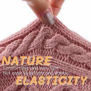 Bufanda Tejida Unisex de Ancho Personalizable - Cuello de Punto Suave con Logotipo Personalizado - Calentador de Cuello de Punto Acanalado para Invierno - Product Image 6