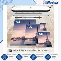Plastifieuse A4 A5 A6 A7 la plus vendue, simple et rapide, avec indicateur de chauffage thermo-réactif pour la plastification de documents