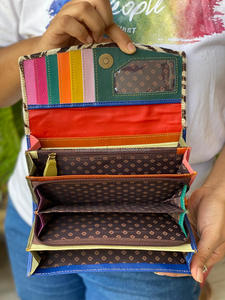 Cartera de mano de cuero con estilo para mujer Cartera de cuero Multiusos Cartera de cuero al por mayor - Product Image 6