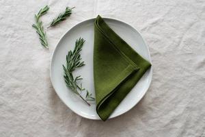 Ensemble de serviettes de table en coton élégantes, serviettes en tissu doux pour la décoration de mariage et d'événements, mise en place de la table - Product Image 4