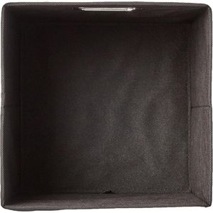 Contenitori Pieghevoli Neri 10,5 X 10,5 X 11 cm, Cesti Organizzativi in Tessuto Salvaspazio con Manici, Set da 6 - Product Image 2