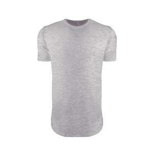 T-shirt en coton long pour homme Next Level, coton ring-spun, gris, léger et respirant - Product Image 1