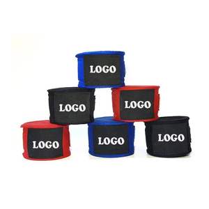 Branded Style Boxing Hand Wraps Cotton Multi Color Stack MMA Bandages 180 Inch Elastic Breathable Wrist <b>Protector</b> Professional - Product Image 1