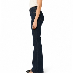 Jeans en denim pour femmes, couleur unie, coupe large, respirant, vintage, élégant, confortable, tendance, style ample de qualité supérieure, mode urbaine moderne - Product Image 3