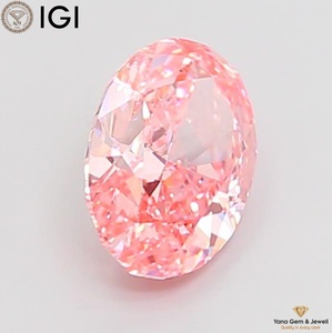 เพชร CVD ที่ได้รับการรับรองจาก IGI น้ำหนัก 3.00 กะรัต ทรงรี สีชมพูสดใส ระดับความสะอาด VVS2 สำหรับแหวนเพชรเม็ดเดี่ยวที่มีเอกลักษณ์ - Product Image 4