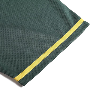 Camiseta de Béisbol Verde Oscuro con Ribete Amarillo, Uniforme Deportivo Tradicional para Clubes Deportivos y Equipos Escolares - Product Image 5