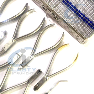 Ensemble d'instruments chirurgicaux dentaires en acier inoxydable, outils manuels pour usage clinique, classe I, couleur argent, CLASTY INSTRUMENT - Product Image 4