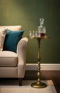 โต๊ะบาร์ทรงคลาสสิกแบบตั้งพื้น พร้อมถาดยกสูง ผิวเรียบเนียน ฐานมั่นคง ขนาดกะทัดรัด เหมาะสำหรับตกแต่งห้องนั่งเล่นอย่างมีสไตล์ - Product Image 4