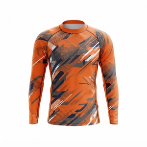 Rashguard Personalizado con Logotipo para Hombre, Artes Marciales, BJJ, Grappling, Sublimado en Verde y Azul - Product Image 6